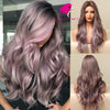 Best selling ash purple long curly fashion wig | Smart Wigs Melbourne