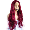 Burgundy Red Natural Long Wave Lace Front Wig - Smart Wigs Sydney NSW 
